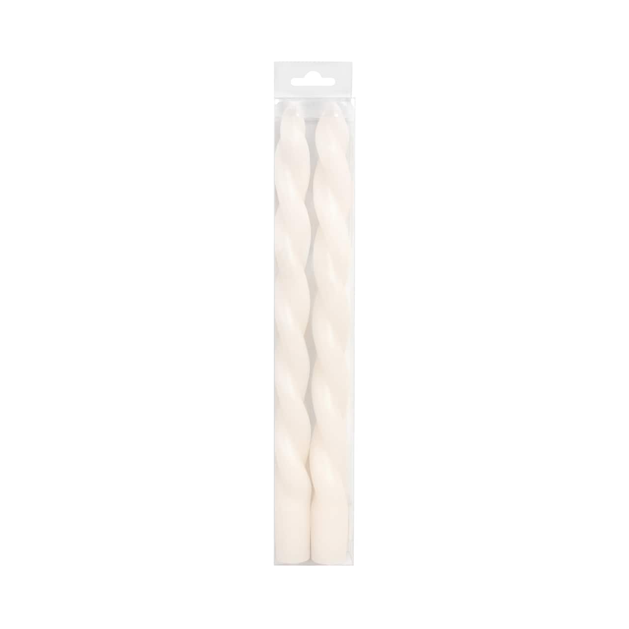 Basic Elements&#x2122; 10&#x22; Twisted Taper Candles by Ashland&#xAE;, 2ct.